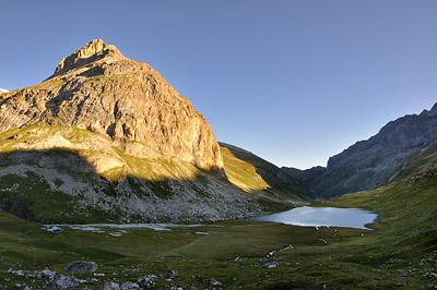 photo montagne alpes randonnée GR5 vanoise lac plagne