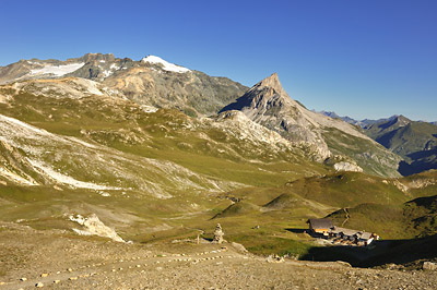 photo montagne alpes randonnée GR5 vanoise col palet refuge