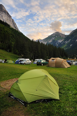 photo montagne alpes randonnée GR5 vanoise pralognan camping