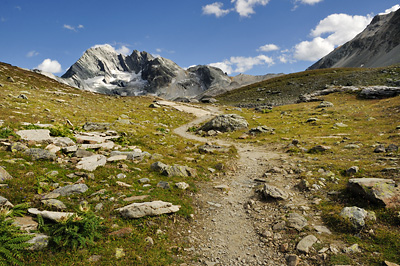 photo montagne alpes randonnée GR5 vanoise lac blanc