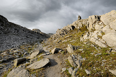 photo montagne alpes randonnée GR5 vanoise col chaviere