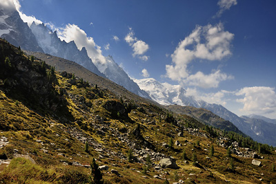 photo montagne alpes mont blanc chamonix balcon nord