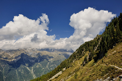 photo montagne alpes mont blanc chamonix balcon nord