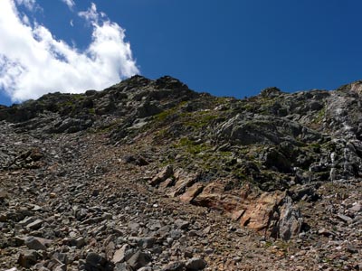 photo montagne alpes randonnée Beaufortain Grand Mont pierrier