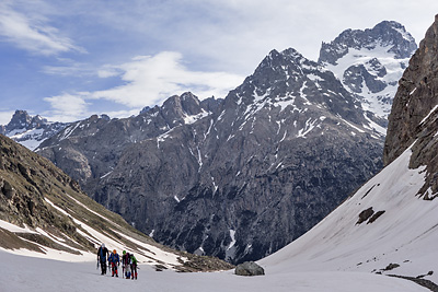 photo montagne alpes ecrins alpinisme grand parcours glacier chardon