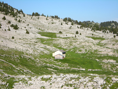 photo montagne alpes randonnée Vercors Grand Veymont bergerie jasse de peyre rouge