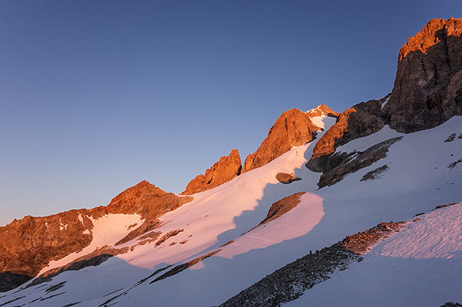 photo montagne alpes alpinisme ecrins grande ruine pointe brevoort voie normale