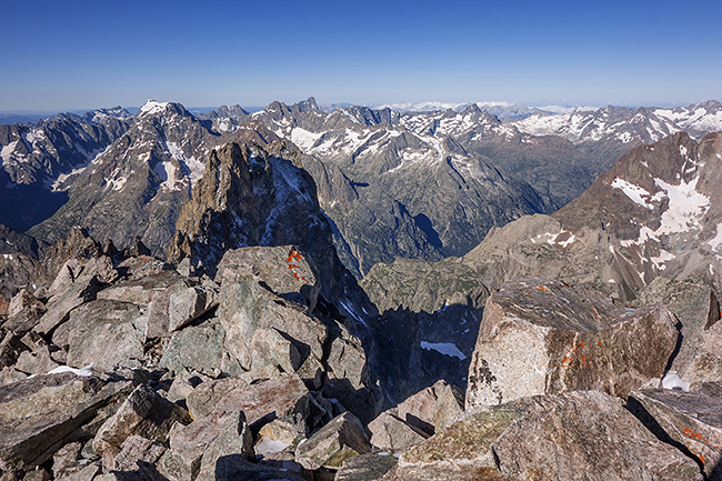 photo montagne alpes alpinisme ecrins grande ruine pointe brevoort voie normale