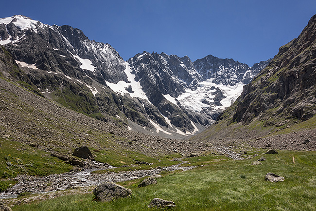 photo montagne alpes alpinisme ecrins grande ruine pointe brevoort voie normale