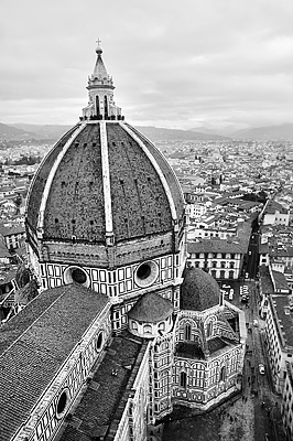 photo italie toscane toscana tuscany florence firenze cathedrale santa maria duomo campanile panorama campanile