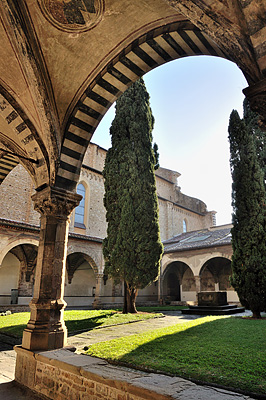 photo italie toscane toscana tuscany florence firenze basilique santa maria novella cloitre