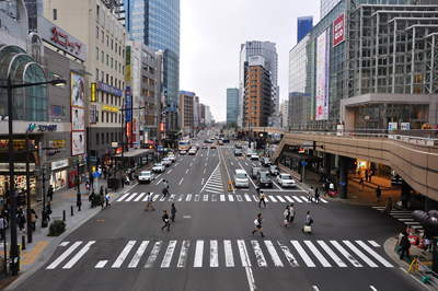 japon sendai rue