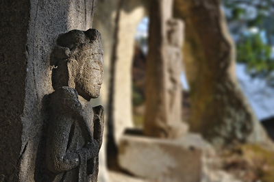 japon matsushima Ojima sculptures bouddhistes