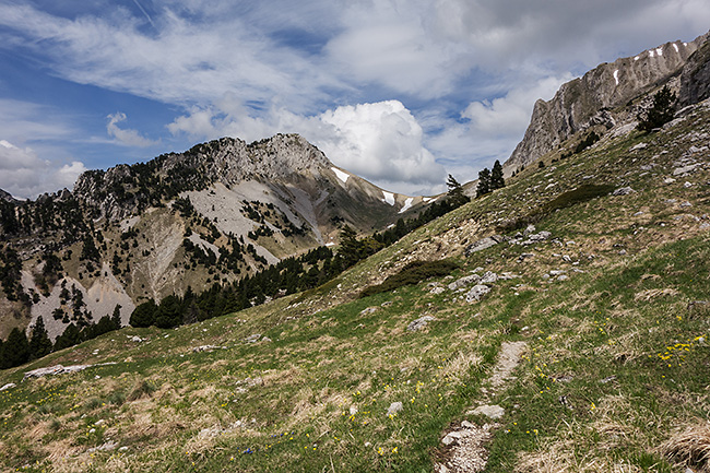 photo montagne alpes randonnée rando vercors baronnies lus la croix haute jocou