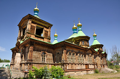 photo voyage asie centrale kirghizstan kirghizistan kirghizie kyrgyzstan karakol cathedrale