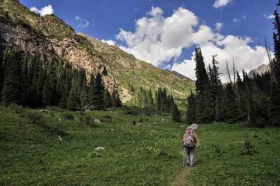 photo voyage asie centrale kirghizstan kirghizistan kirghizie kyrgyzstan karakol lac ala kol randonnee trek