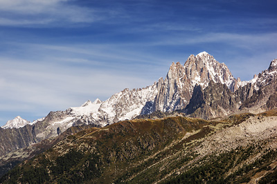 photo montagne alpes chamonix mont blanc jonction glacier bossons taconnaz