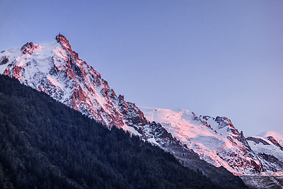 photo montagne alpes chamonix mont blanc jonction glacier bossons taconnaz