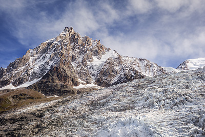 photo montagne alpes chamonix mont blanc jonction glacier bossons taconnaz