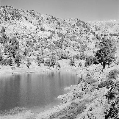 photo montagne randonnée alpes belledonne grenoble lac achard robert rolleiflex argentique