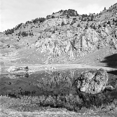 photo montagne randonnée alpes belledonne grenoble lac achard robert rolleiflex argentique