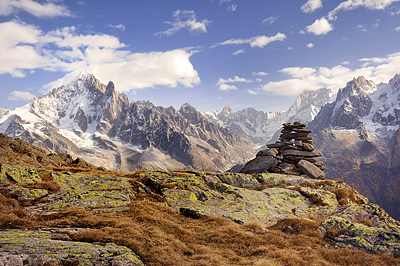 photo montagne alpes randonnée rando aiguilles rouges chamonix lac cornu aiguille verte