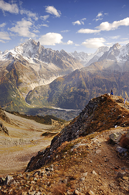 photo montagne alpes randonnée rando aiguilles rouges chamonix lac cornu aiguille verte