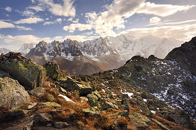 photo montagne alpes randonnée rando aiguilles rouges chamonix lac cornu