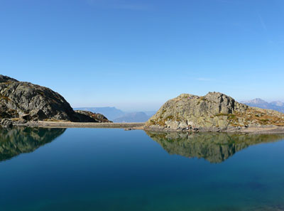 photo montagne alpes randonnée lac du crozet