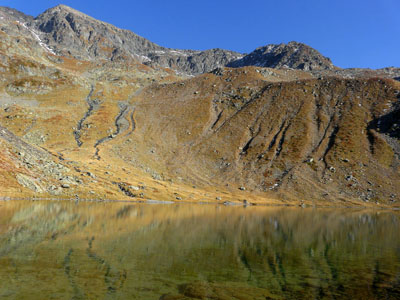 photo montagne alpes randonnée lac du crozet lac claret