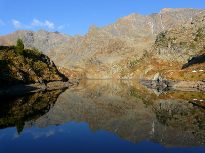 photo montagne alpes randonnée lac du crozet lac longet