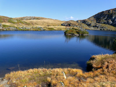 photo montagne alpes randonnée lac fourchu