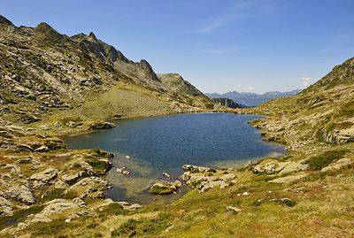 photo montagne alpes randonnée Beaufortain lacs de la tempete