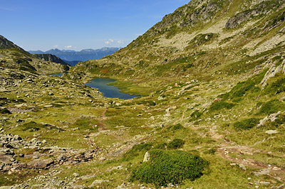 photo montagne alpes randonnée Beaufortain lacs de la tempete