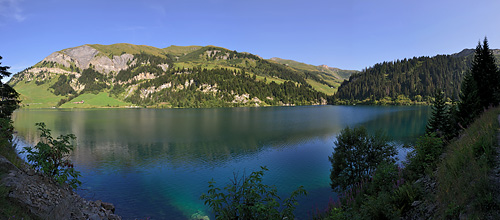 photo montagne alpes randonnée Beaufortain lac de st guerin panorama