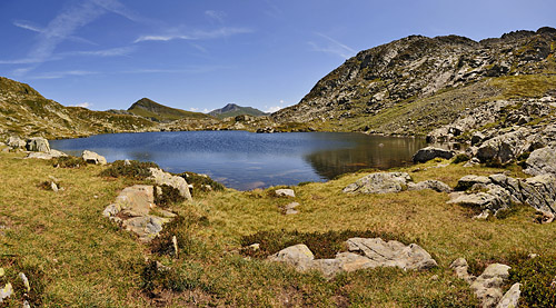 photo montagne alpes randonnée Beaufortain lacs de la tempete panorama