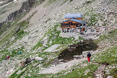 photo montagne alpes ecrins alpinisme rouies refuge pigeonnier