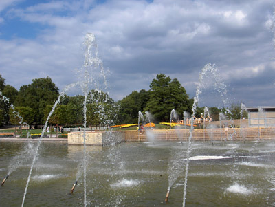 Londres Battersea Park Jets d'eau