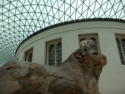 Londres British Museum grande cour interieure