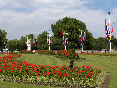 londres place jardins Buckingham Palace