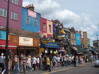 londres camden town marche