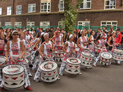 Londres Carnaval Notting Hill Battucada