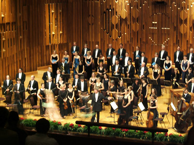 Londres Concert Barbican Center interieur