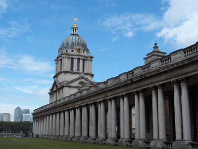 Londres Greenwich Old Royal Naval College chapelle