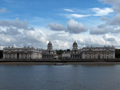 Londres Greenwich vue d'ensemble Old Royal Naval College