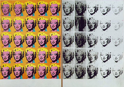 Londres Tate Modern Museum Marilyn Diptych Andy Warhol