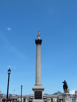 Londres Nelson Column Trafalgar Square