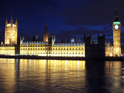 Londres nuit Big Ben Houses of Parliament