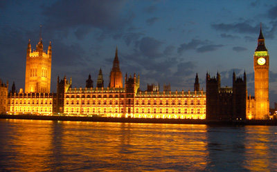 Londres Big Ben Houses of Parliament night