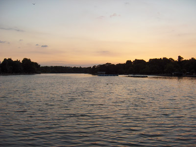 Londres Coucher de soleil Hyde Park